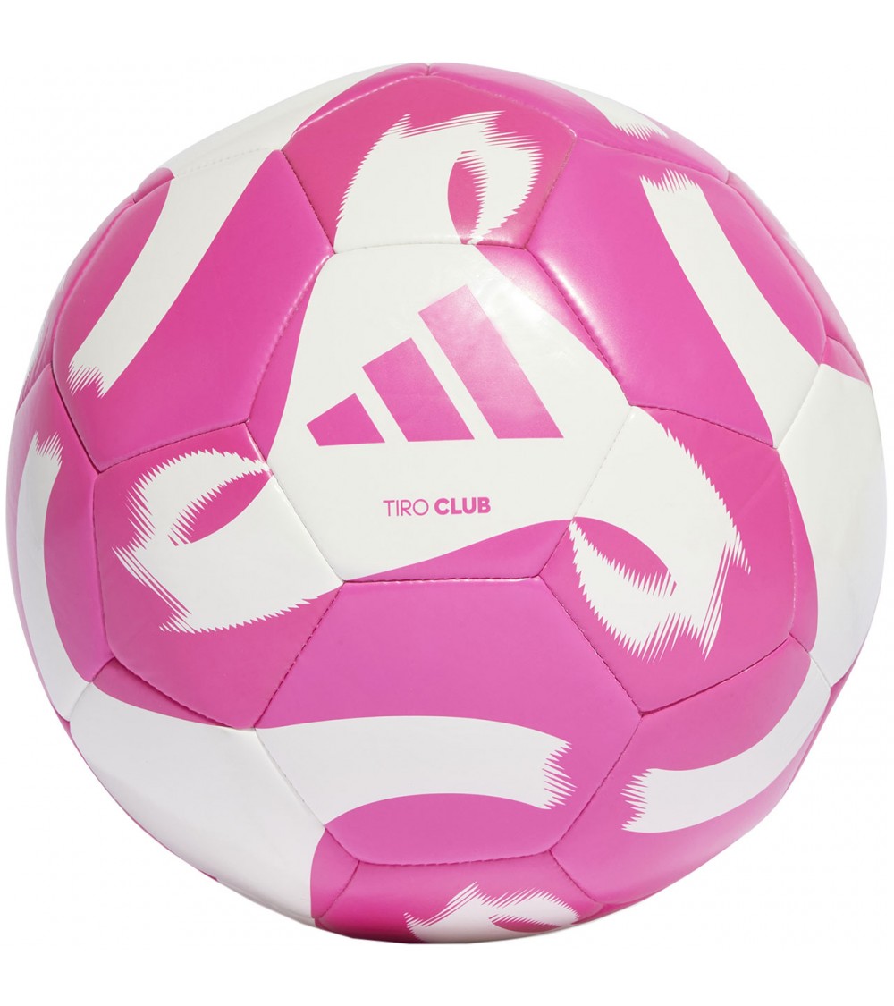 Piłka nożna adidas Tiro Club biało-różowa HZ6913