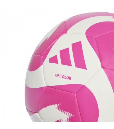 Piłka nożna adidas Tiro Club biało-różowa HZ6913