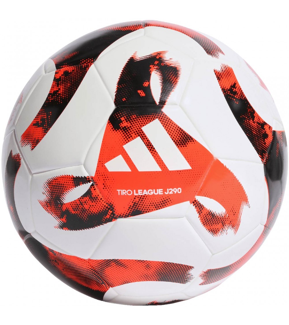 Piłka nożna adidas Tiro Junior 290 League biało-czerwona HT2424
