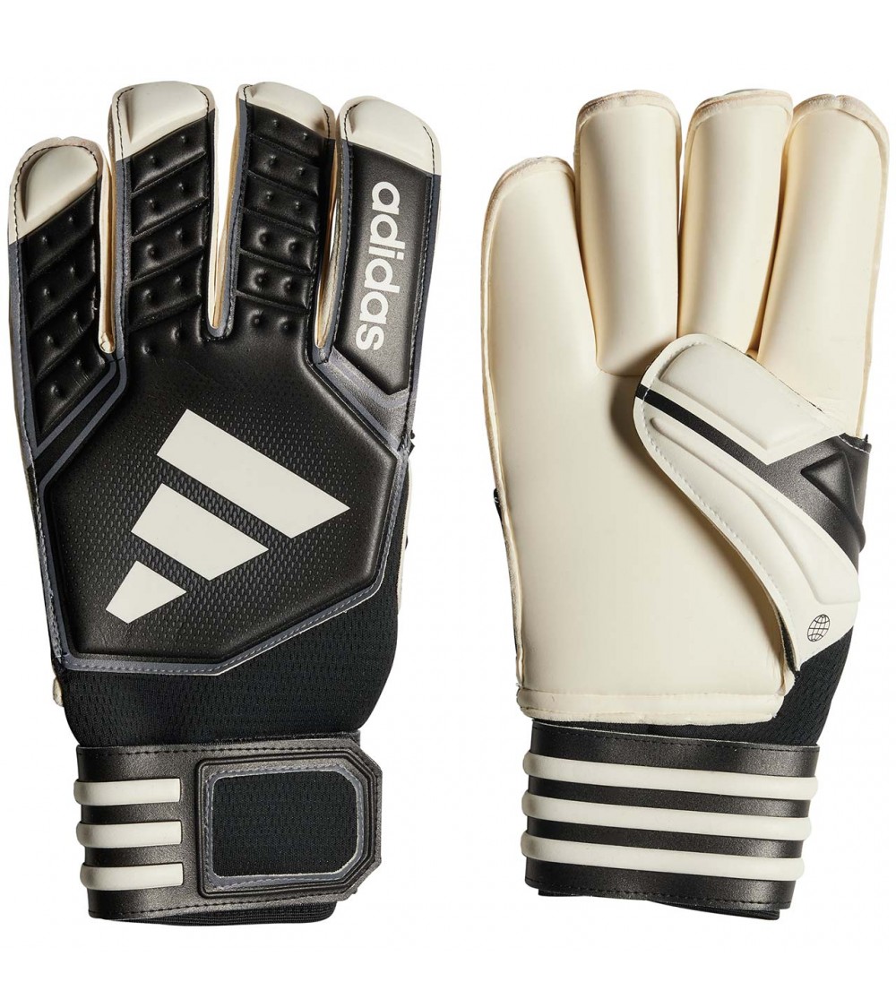 Rękawice bramkarskie adidas Tiro League czarno-białe HN5612