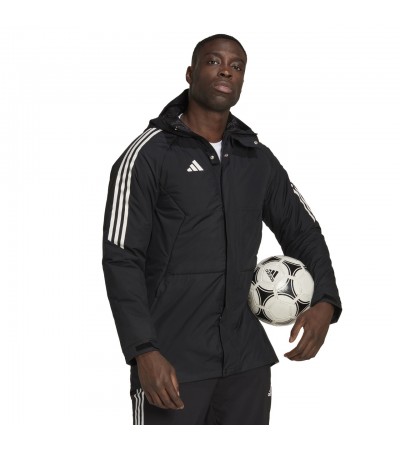 Kurtka męska adidas Condivo 22 Stadium Parka czarna HT2538