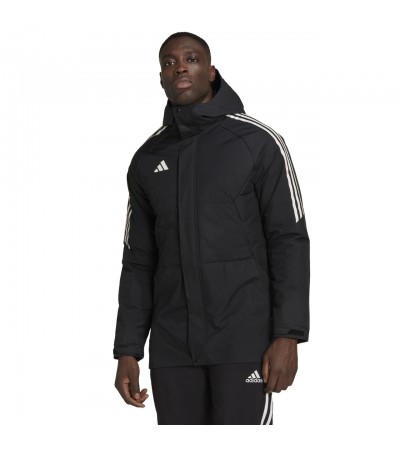 Kurtka męska adidas Condivo 22 Stadium Parka czarna HT2538