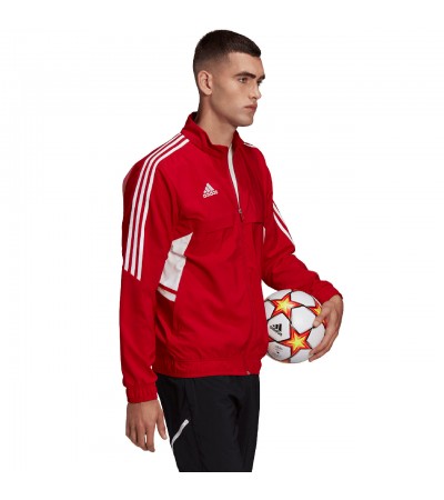 Bluza męska adidas Condivo 22 Presentation czerwona HA6238