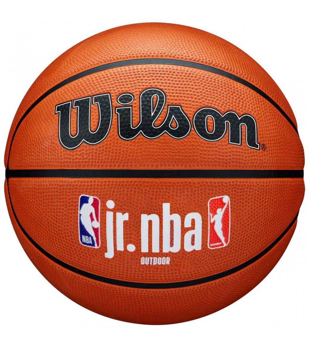 Piłka koszykowa Wilson JR NBA Logo Auth Outdoor pomarańczowa WZ3011801XB5