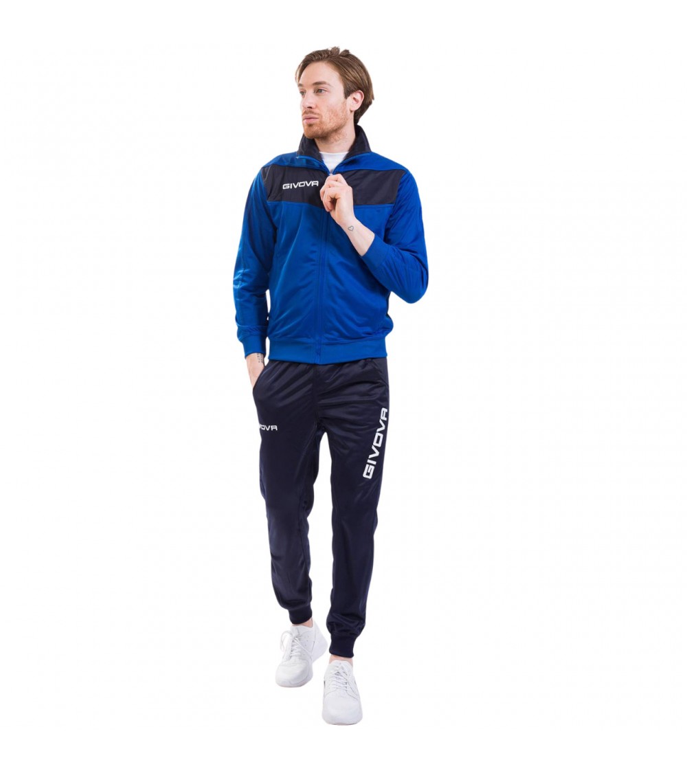 Dres Givova Tuta Visa Triacetato niebiesko-granatowy TR018 0204