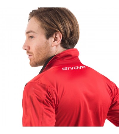Dres Givova Tuta Visa Triacetato czerwono-czarny TR018 1210
