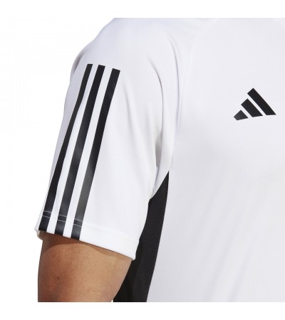 Koszulka męska adidas Tiro 23 Competition Jersey biało-czarna  IC4565