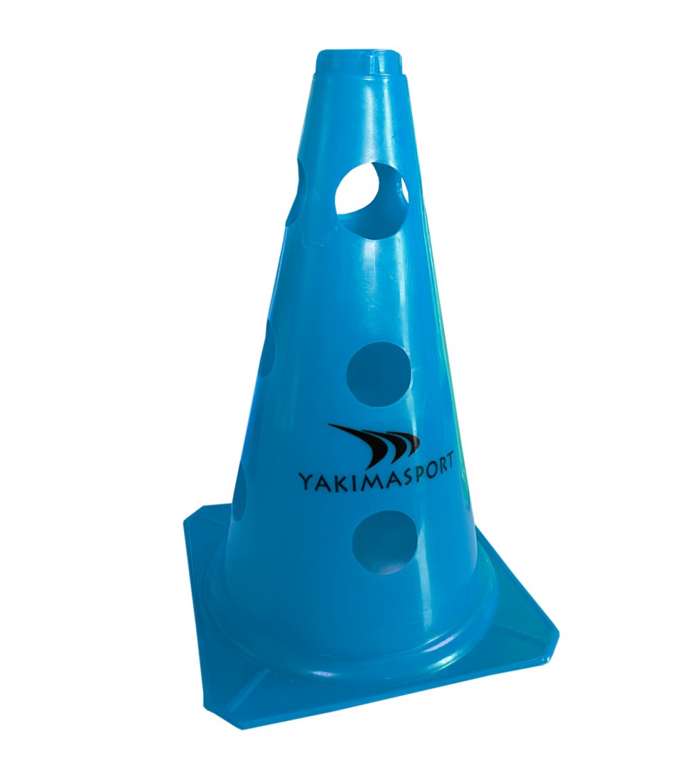 Pachołek z otworami Yakima Sport 23 cm niebieski 100605