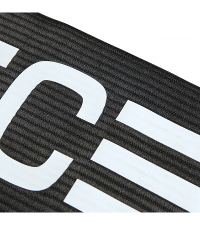 Opaska kapitana adidas Tiro League OSFM czarno-biała HS9766