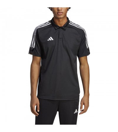 Koszulka męska adidas Tiro 23 League Polo czarna HS3578
