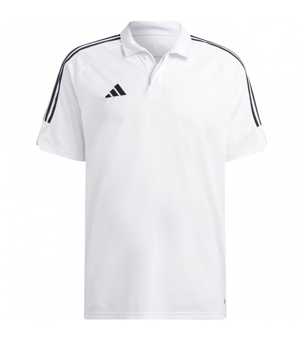 Koszulka męska adidas Tiro 23 League Polo biała HS3580