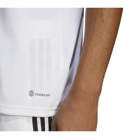Koszulka męska adidas Tiro 23 League Polo biała HS3580