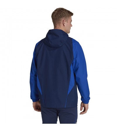Kurtka męska adidas Tiro 23 Competition All-Weather granatowo-niebieska HK7657