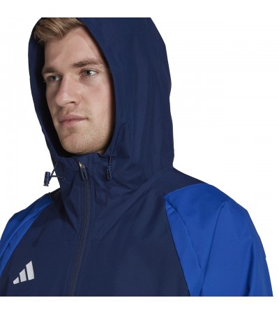 Kurtka męska adidas Tiro 23 Competition All-Weather granatowo-niebieska HK7657