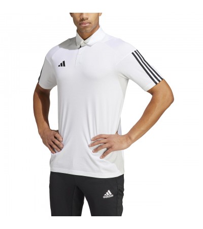 Koszulka męska adidas Tiro 23 Competition Polo biała IC4575