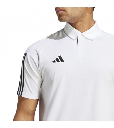 Koszulka męska adidas Tiro 23 Competition Polo biała IC4575