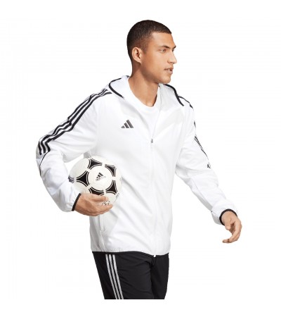 Kurtka męska adidas Tiro 23 League Windbreaker biała HZ9068