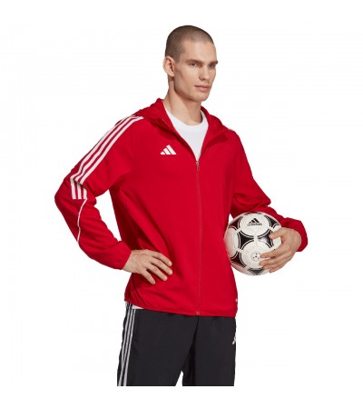 Kurtka męska adidas Tiro 23 League Windbreaker czerwona IA1618