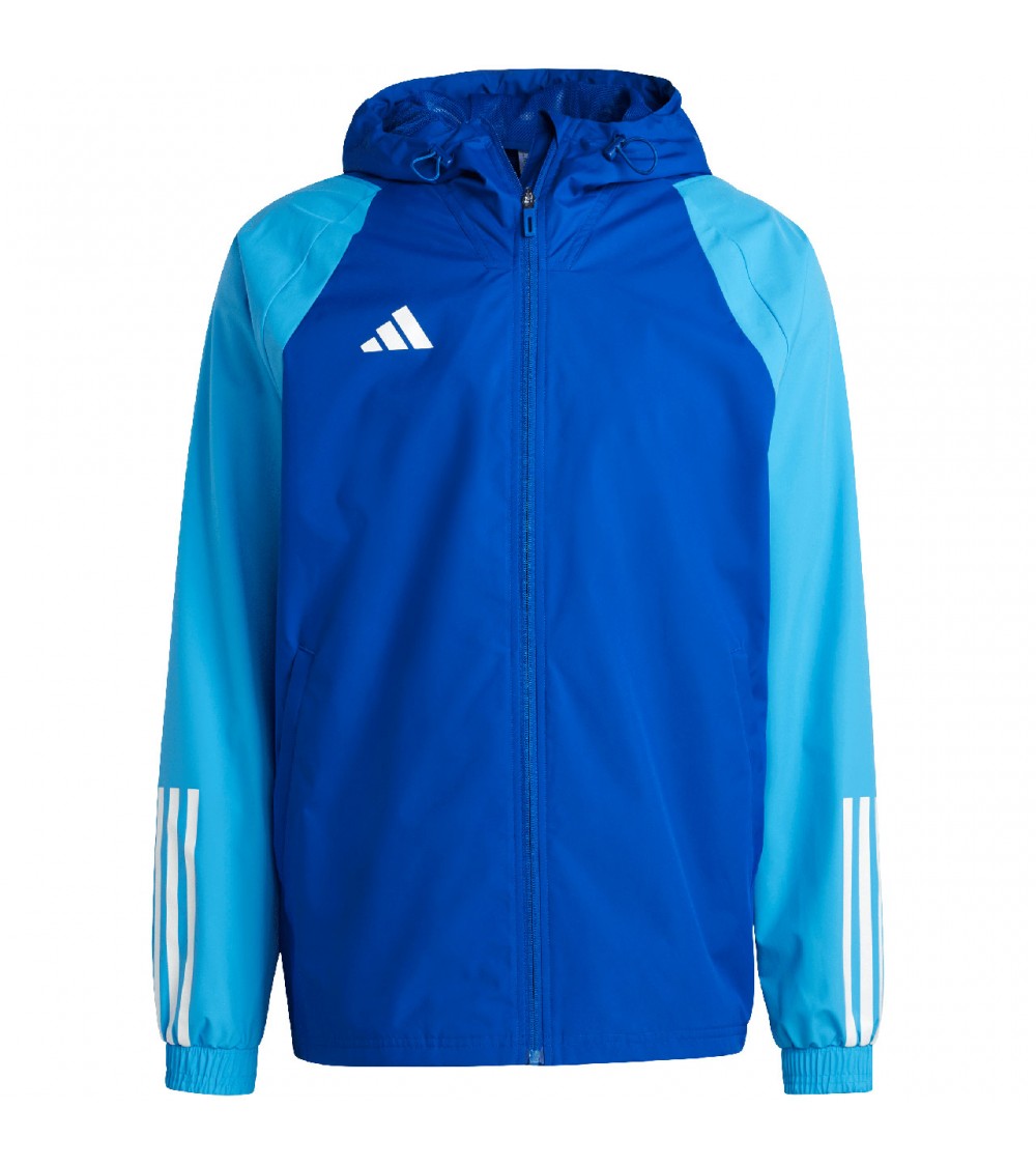 Kurtka męska adidas Tiro 23 Competition All Weather niebieska IC4572