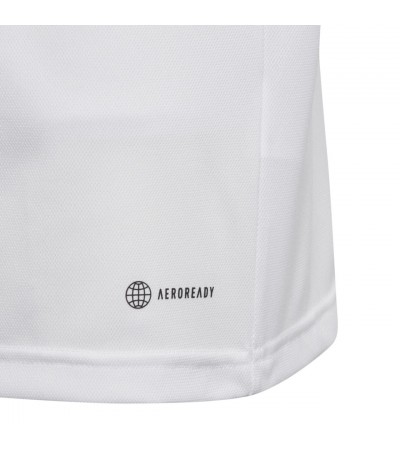 Koszulka dla dzieci adidas Tiro 23 League Polo biała HS3589