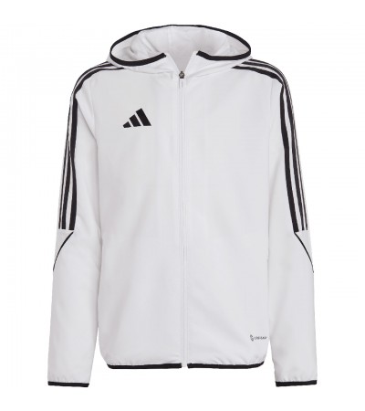 Kurtka dla dzieci adidas Tiro 23 League Windbreaker biała IA1621