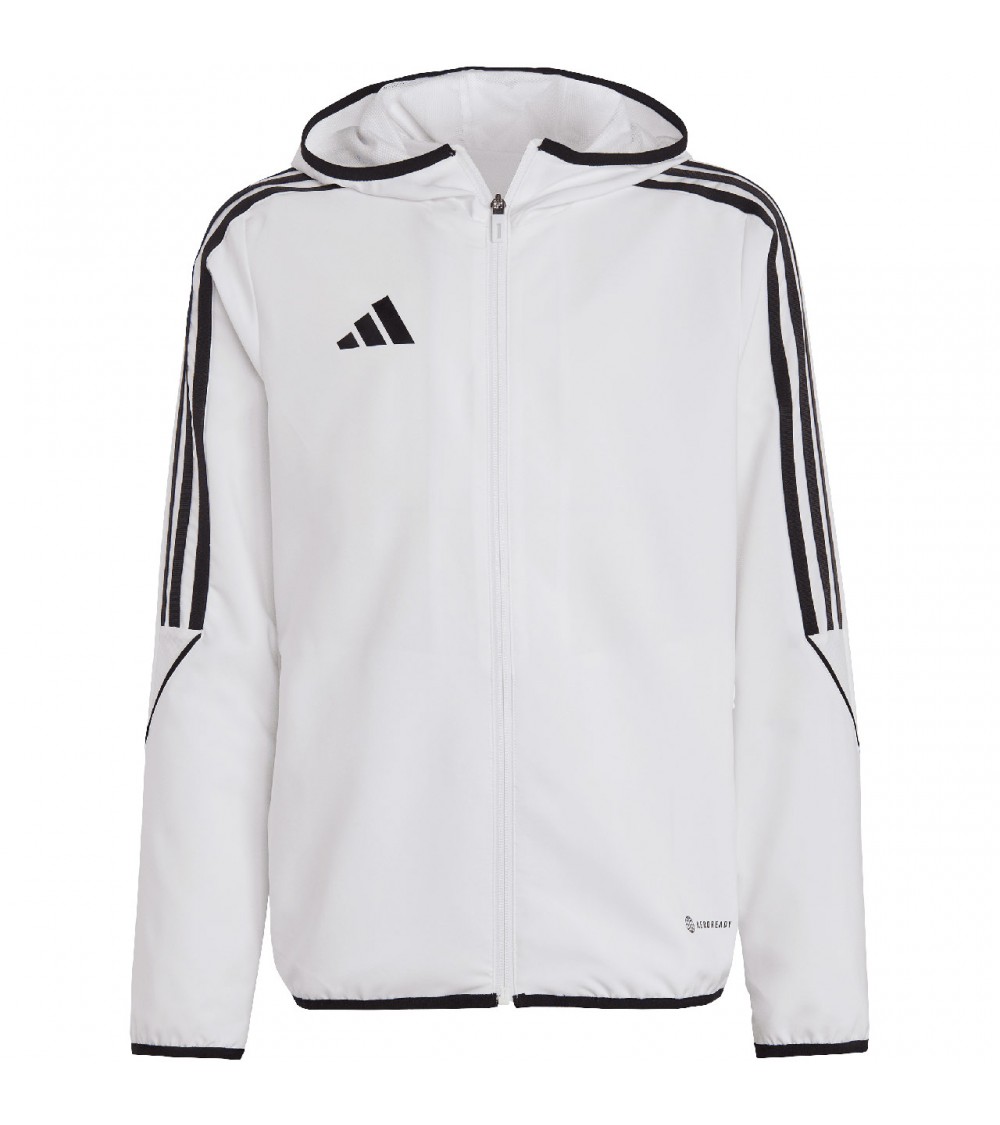 Kurtka dla dzieci adidas Tiro 23 League Windbreaker biała IA1621
