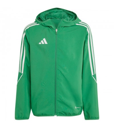 Kurtka dla dzieci adidas Tiro 23 League Windbreaker zielona IA1625