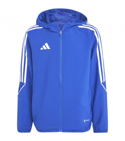 Kurtka dla dzieci adidas Tiro 23 League Windbreaker niebieska IA1626