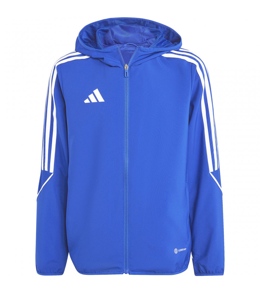 Kurtka dla dzieci adidas Tiro 23 League Windbreaker niebieska IA1626