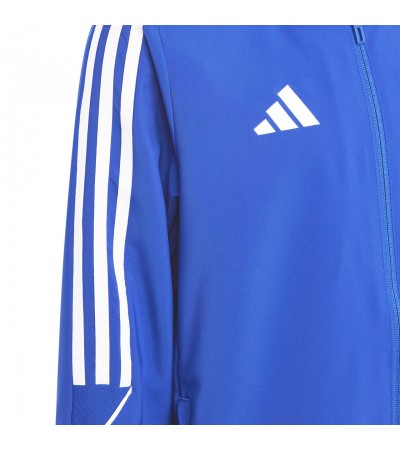 Kurtka dla dzieci adidas Tiro 23 League Windbreaker niebieska IA1626
