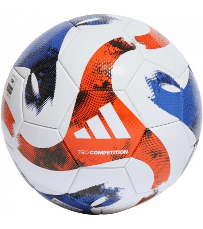 Piłka nożna adidas Tiro Competition biało-niebiesko-czerwona HT2426