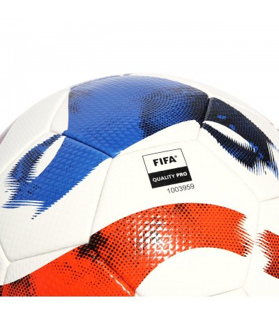 Piłka nożna adidas Tiro Competition biało-niebiesko-czerwona HT2426