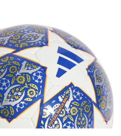 Piłka nożna adidas UCL Pro Sala Istanbul biało-niebieska HU1581