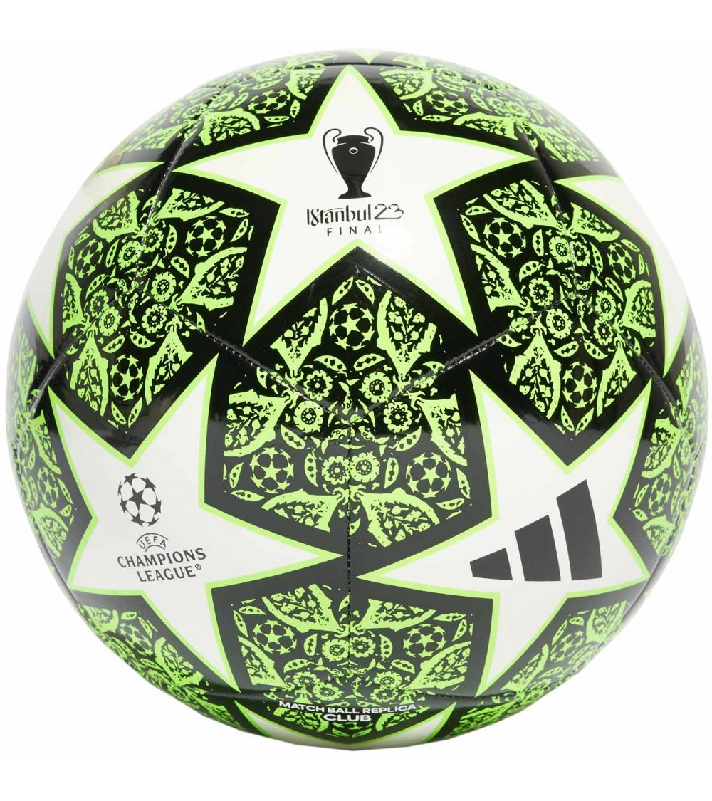 Piłka nożna adidas UCL Club Istanbul biało-zielono-czarna IJ0934