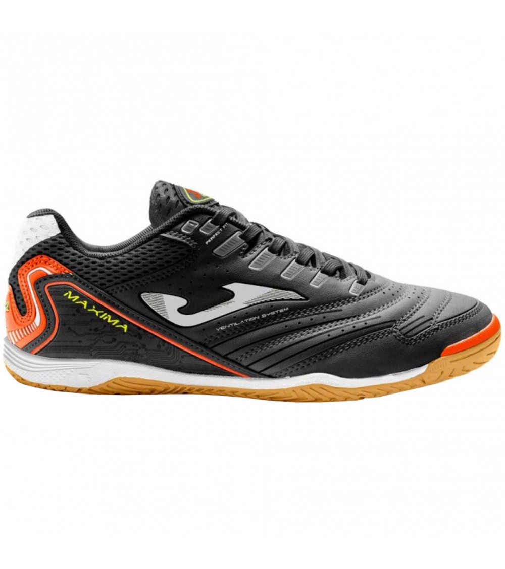 Buty piłkarskie Joma Maxima 2301 Indoor czarno-pomarańczowe MAXS2301IN