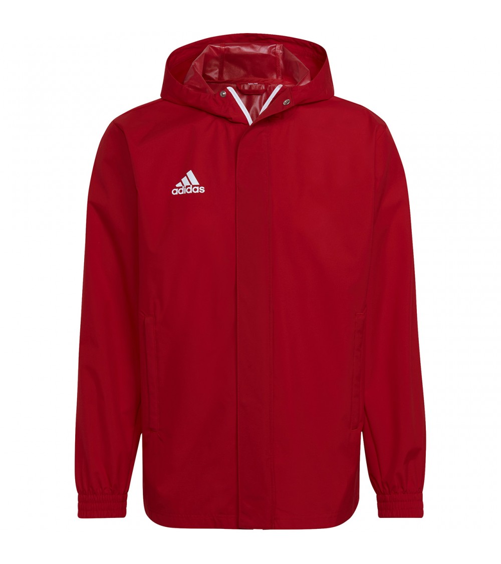 Kurtka męska adidas Entrada 22 All-Weather czerwona IK4009
