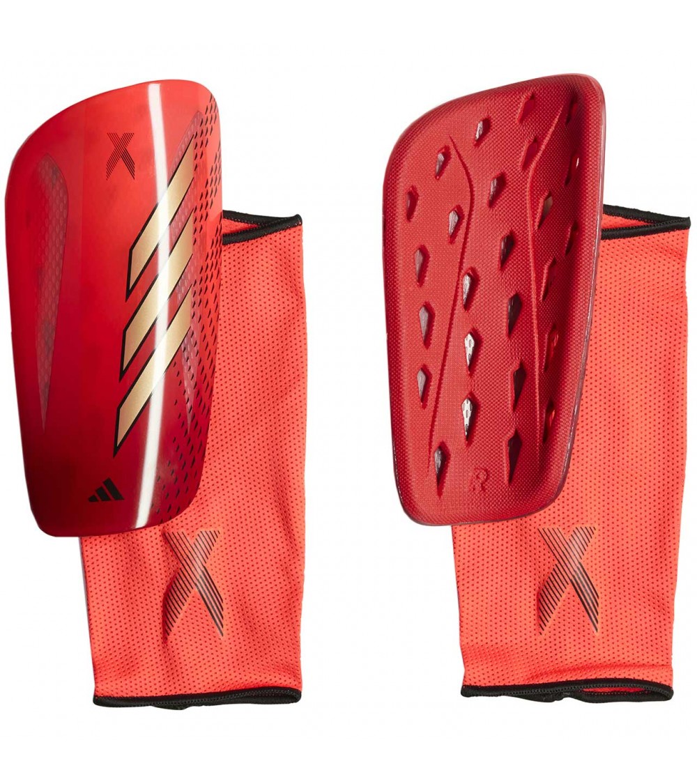Ochraniacze piłkarskie adidas X Speedportal Training Shin Guards czerwone HZ7275