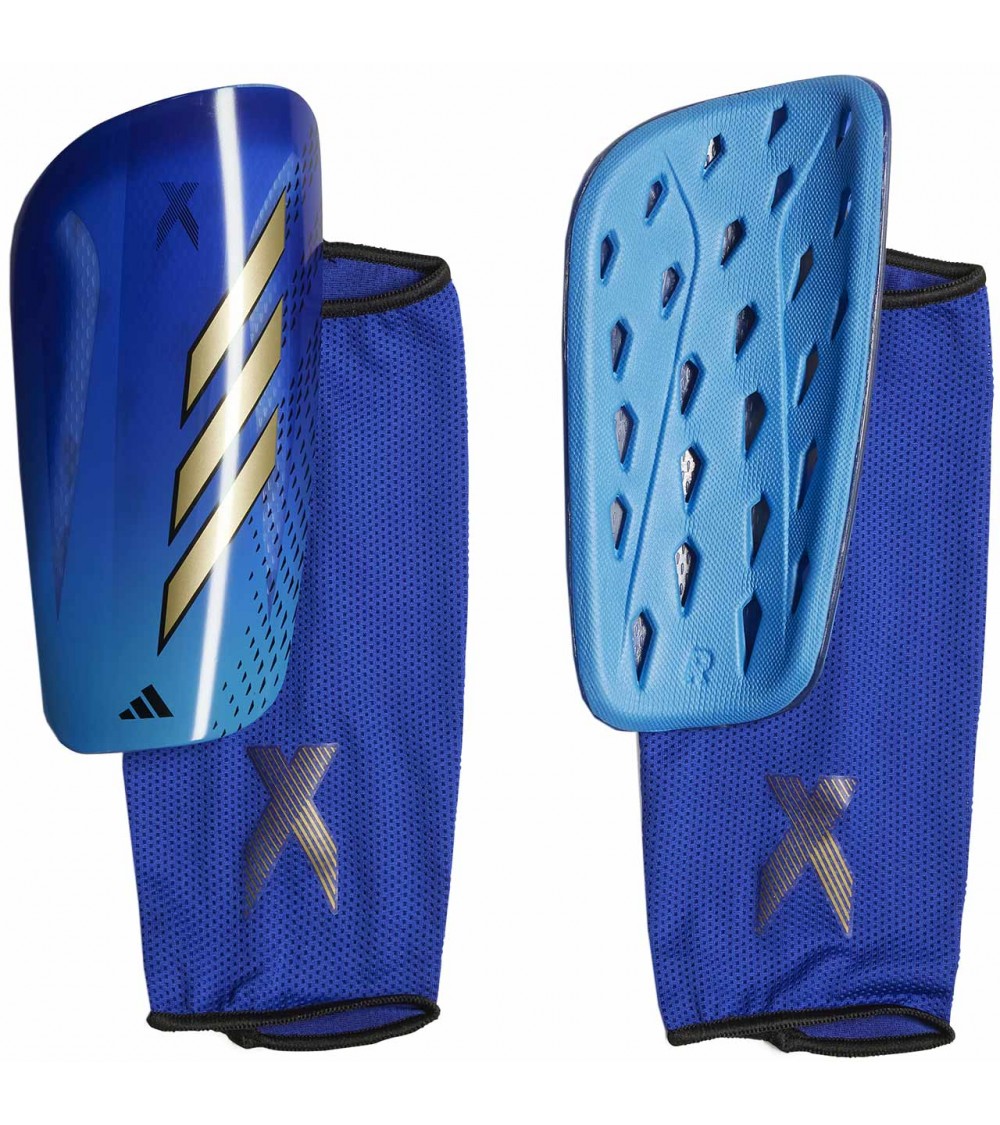 Ochraniacze piłkarskie adidas X Speedportal Training Shin Guards niebieskie HZ7276