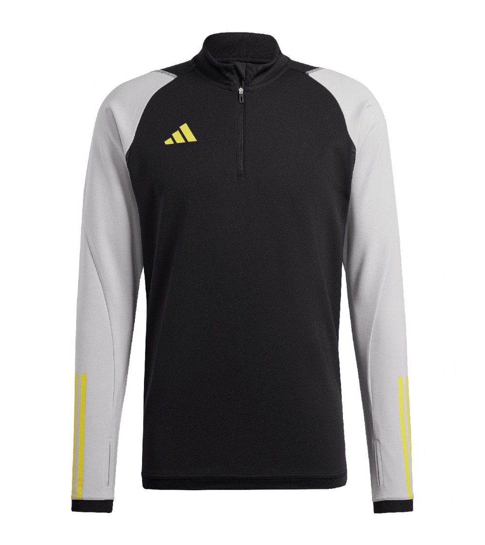 Bluza męska adidas Tiro 23 Competition Training Top czarno-szara HU1307