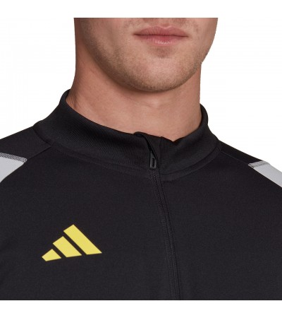 Bluza męska adidas Tiro 23 Competition Training Top czarno-szara HU1307