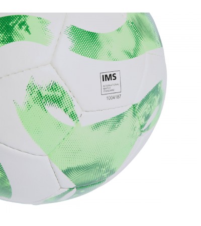 Piłka nożna adidas Tiro Match biało-zielona HT2421