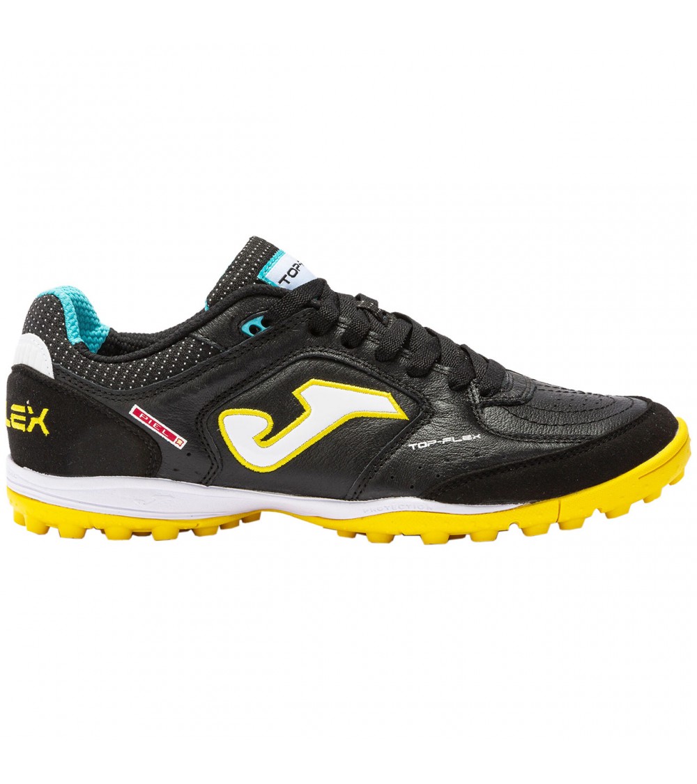 Buty piłkarskie Joma Top Flex 2301 Turf czarno-niebiesko-żółte TOPS2301TF