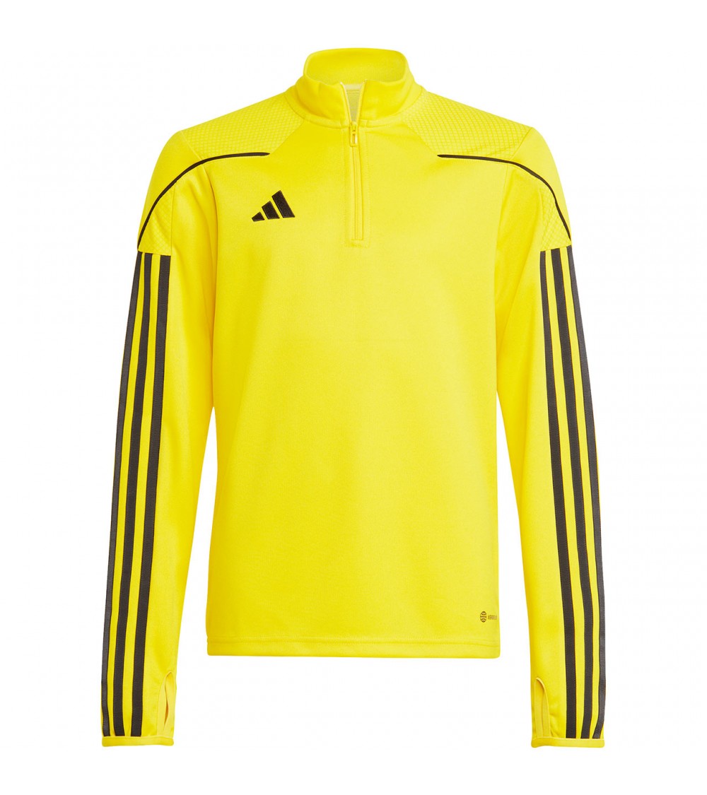 Bluza dla dzieci adidas Tiro 23 League Training Top żółto-czarna IC7880