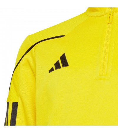 Bluza dla dzieci adidas Tiro 23 League Training Top żółto-czarna IC7880