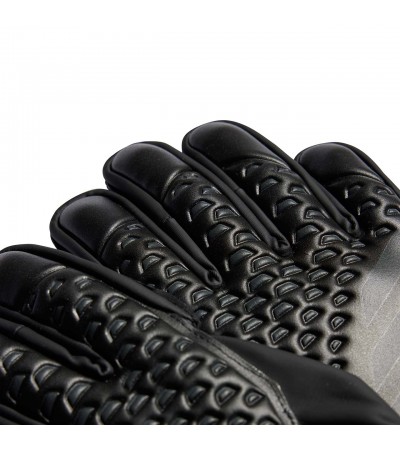 Rękawice bramkarskie adidas Predator Match Fingersave Junior czarne HY4073