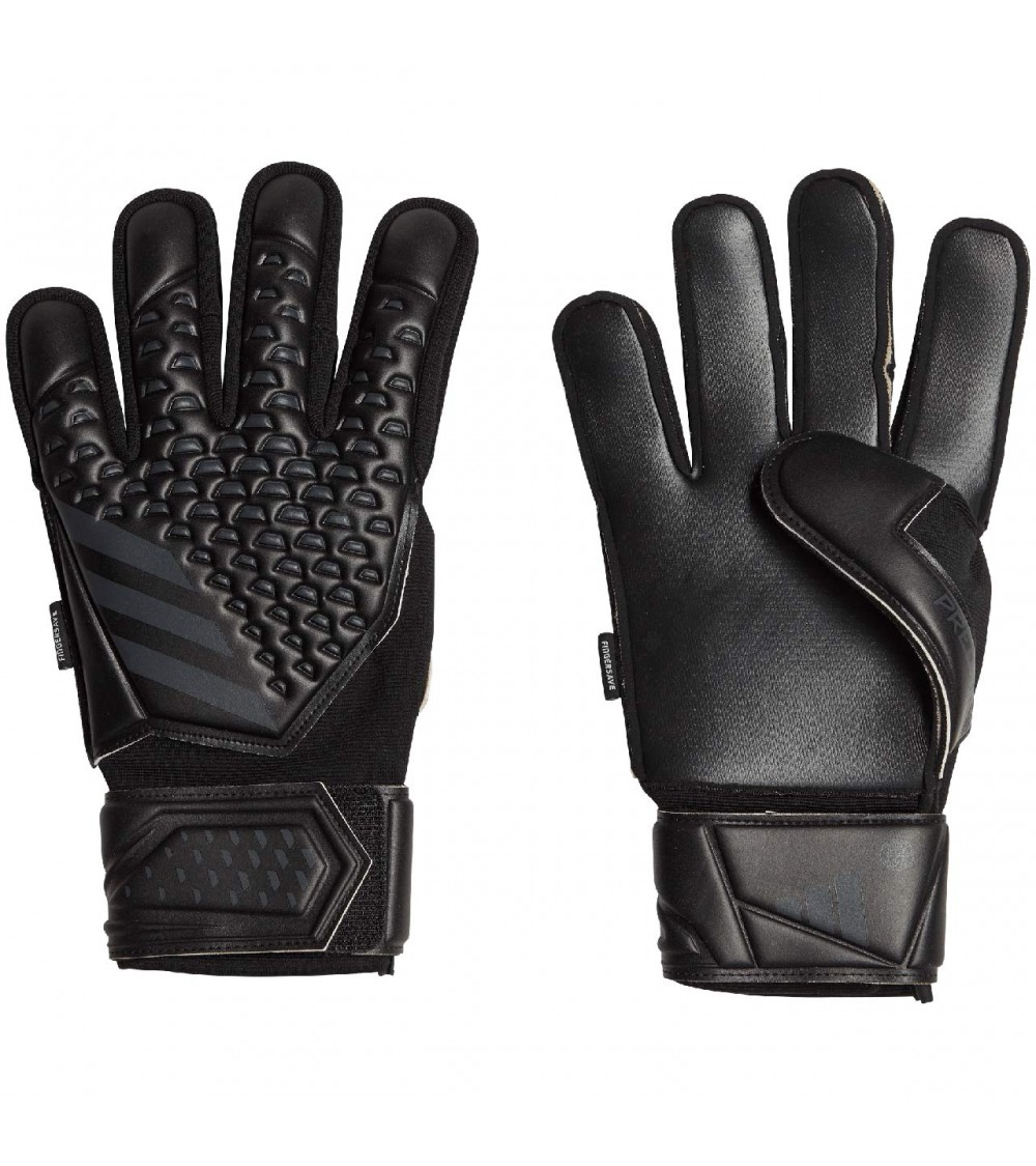 Rękawice bramkarskie adidas Predator Match Fingersave czarne HY4076