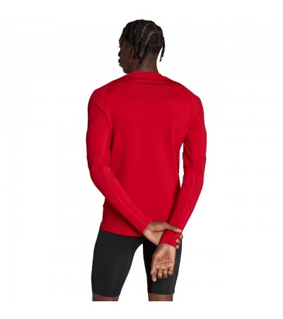 Koszulka męska adidas Techfit COLD.RDY Long Sleeve czerwona HP0572