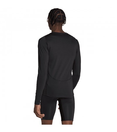Koszulka męska adidas Techfit Aeroready Long Sleeve Tee czarna HP0626