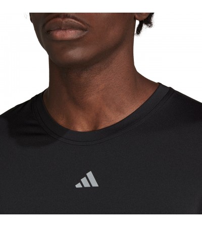 Koszulka męska adidas Techfit Aeroready Long Sleeve Tee czarna HP0626
