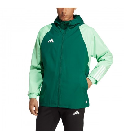 Kurtka męska adidas Tiro 23 Competition All Weather zielona IC4570